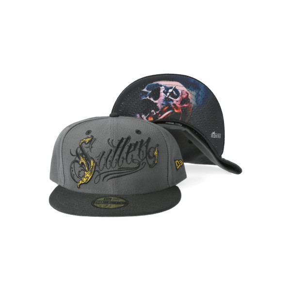 Iron Skull Fitted Hat Charcoal1_PP.jpg